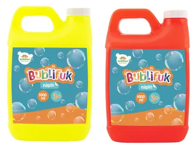 Obrázek produktu pro Náplň do bublifuku 1 litr 2 barvy v kanystru
