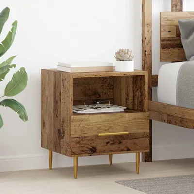 Produktbild von vidaXL Nachttisch Braun 40 x 35 x 47,5 cm Holzwerkstoff