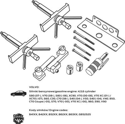 Produktbild von NEO TOOLS Arretierwerkzeug Nockenwelle 11-337 für VOLVO V70 II (285)