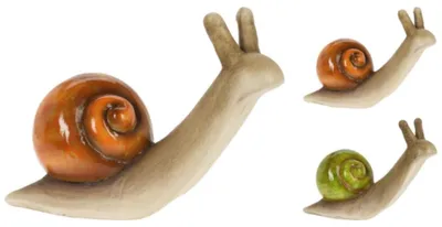 Produktbild von Gartendeko Schnecke 30 cm grün