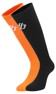 Produktbild von Dare 2B Socken für Herren/Damen Unisex 2er-Pack RG5314 (Einheitsgröße) (Lunde Orange/Schwarz)