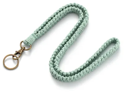 Produktbild von Schlüsselband, Schlüsselanhänger, Schlüsselgürtel, Schultergurt, Schlüsselband mit Karabiner, Schlüsselring für Ausweise, Haustürschlüssel (grün)