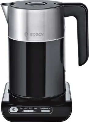 Produktbild von Bosch TWK8613P Wasserkocher & Toaster - Schwarz / Edelstahl