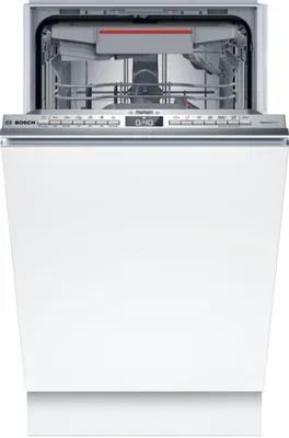 Zdjęcie produktu dla Bosch Serie 4 SPV4HMX49E, W pełni wbudowany, Wąski (45 cm), Stal nierdzewna, Przyciski, 1,75 m, 1,65 m
