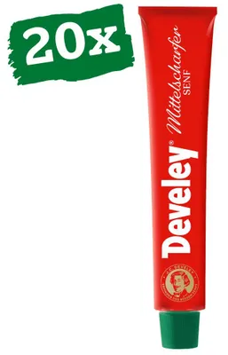 Produktbild von Develey Senf mittelscharf Tube - 20x 100ml
