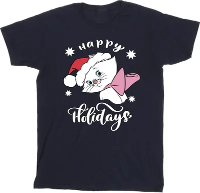 Produktbild von Disney - "The Aristocats Happy Holidays" T-Shirt für Herren BI11945 (3XL) (Marineblau)