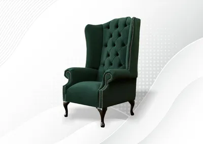 Produktbild von Ohrensessel Sessel Samt Design Polster Sofa Chesterfield Textil Möbel jvmoebel ®