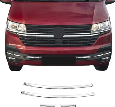Image de Moulure de Grille de Calandre pour VW T6.1 Transporter 2019-24 Highline inox 4x