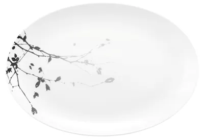 Produktbild von SELTMANN Liberty Teller flach, oval, Länge: 350 mm, Breite: 240 mm, dark rose