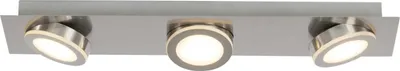 Produktbild von Brilliant LED Deckenleuchte Champion Eisen 3 x 5W 1200lm warmweiß 3000K 3-Stufen dimmbar