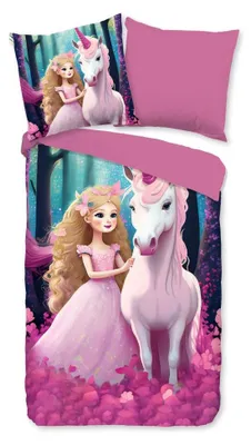 Productafbeelding van Pure Kinderdekbedovertrek "Julia" - Multi - (135x200 cm) - 100% Polyester