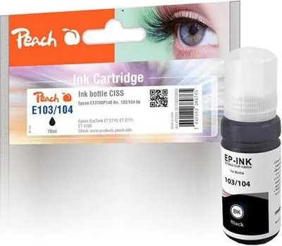 Produktbild von Peach PI200-797, Standardertrag, Schwarz, 70 ml, 1 Stück(e)