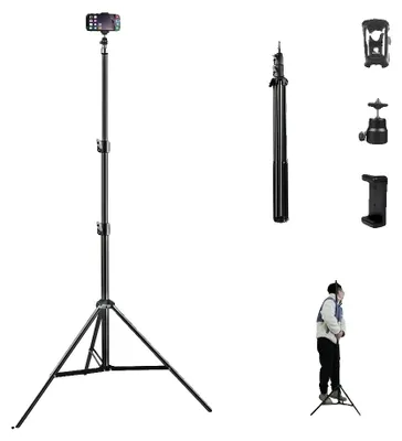 Obrázok produktu pre Stativ na selfie, nastaviteľná výška, univerzálna kompatibilita, , 1,9 m