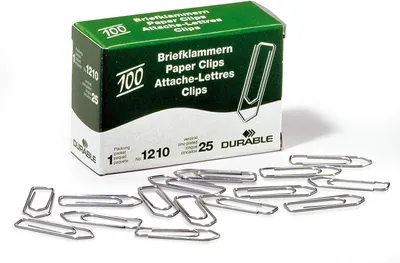 Obrázok produktu pre Durable 121025, Strieborná, 32 mm, 100 kusov