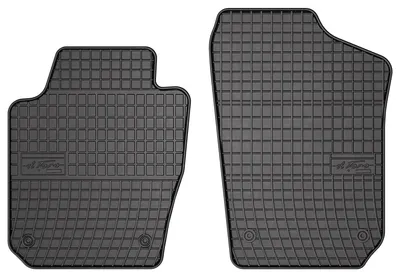 Image de Tapis avant en caoutchouc pour Skoda Fabia III 2014-2022 (hayon/break) – 2 pièces, noirs, sur mesure