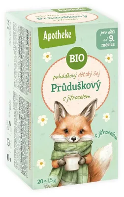 HERBATKA BAJKOWA DLA DZIECI NA OSKRZELA Z BABKĄ LANCETOWATĄ BIO (20 x 1,5 g) 30 g - APOTHEKE