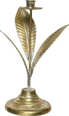Produktbild von Kaemingk Kerzenständer gold für Weihnachtsdekoration 36x19x33.5 cm