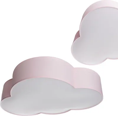 Produktbild von Deckenleuchte Cloud Lampe Wolke Rosa 63 Cm Textil Wolke E27