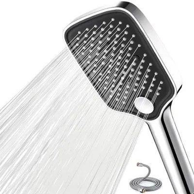 Produktbild von Große Regendusche mit Schlauch, wassersparend, drucksteigernd