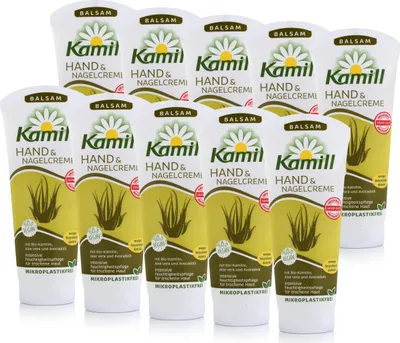 Produktbild von Kamill Hand & Nagelcreme Balsam 100ml - Handcreme Kamillenextrakt (10er Pack)
