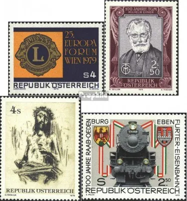 Produktbild von Briefmarken Österreich 1979 Mi 1624,1625,1626,1627 (kompl.Ausg.) postfrisch Sondermarken