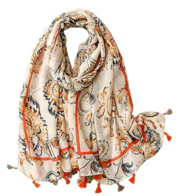Obrázok produktu pre Šál dámsky, leopardí vzor, 180 x 90 cm, polyester, farebný