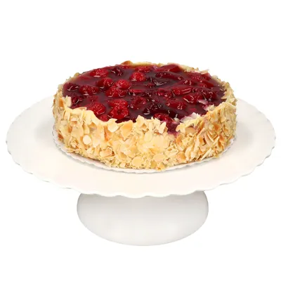 Produktbild von Gloria Tortenplatte mit Fuß cremeweiß Ø30cm Kuchenständer