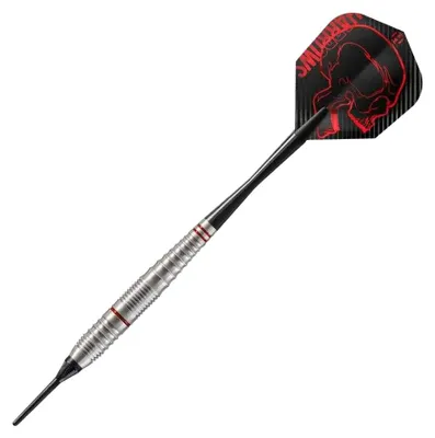 Immagine prodotto di Harrows - Freccette "Rage", punta morbida, confezione da 3 PP2628 (20 g) (nero/rosso)