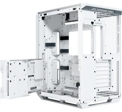 Obrázek produktu pro APNX V1-W-WT-v1, Midi Tower, PC, Bílá, Dřevo, ATX, Micro ATX, Mini-ITX, ABS (akrylonitril-butadien-styren), SGCC, 17 cm
