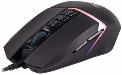 Zdjęcie produktu dla Mysz optyczna do gier A4 Bloody W60 Max Stone, Przewodowa, USB, RGB, 10000cpi, 8 przycisków, Czarna