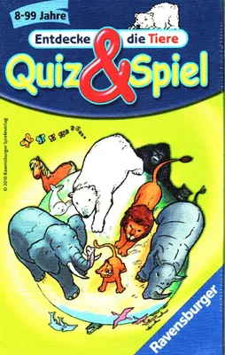 Produktbild von Quiz & Spiel: Entdecke die Tiere - Mitbringspiel