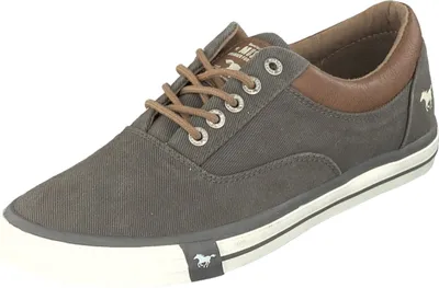 Produktbild von Mustang Herren Sneaker Stoff Schnürschuh 4072-315, Größe:41 EU, Farbe:Grau