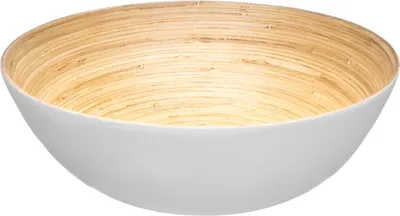 Zdjęcie produktu dla SALATERKA BAMBUSOWA elegancka 30CM ŚREDNICY biała