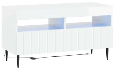 Immagine prodotto di Mobile TV a LED, finitura lucida bianca, realizzato in legno composito