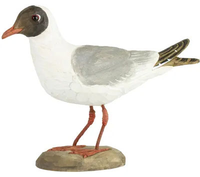 Produktbild von Wildlife Garden DecoBird Lachmöwe handgeschnitzt