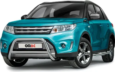 Immagine prodotto di Protezione paraurti anteriore per Suzuki Vitara 2015-2018 acciaio ABE argento