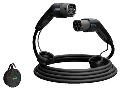 Obrázek produktu pro Nabíjecí kabel pro elektromobily, kompatibilní s typem 2, vodotěsné provedení, 22 kW 32 A 3-fázový