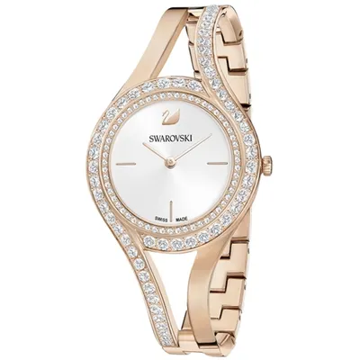 Produktbild von Swarovski 5377563 Damen-Armbanduhr, Gold / Edelstahl-Gehäuse, Metall-Armband