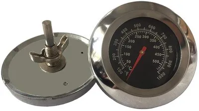 Image de Grand thermomètre pour barbecue et four, grand écran d'affichage, plage de température : 50 à 500 °C