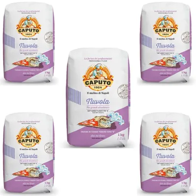 Produktbild von Original italienisches Pizzamehl Nuvola 5 x 1 kg – Caputo