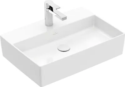 Produktbild von V&B Aufsatzwaschtisch Memento 2.0 Hahnl., o. ÜL, we alpin C-plus, 60x42cm