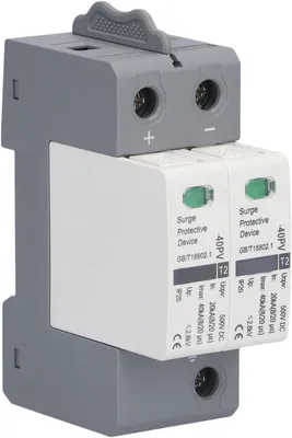 Produktbild von DispositifParasurtenseurdeTension,2P20-40KADC500VParafoudredeBasseTension,DispositifdeProtectionContreLesSurtensions,ProtectiondeTensionParafoudreModuledeélectronique