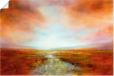 Produktbild von ARTland Poster Weites Land Größe: 90x60 cm