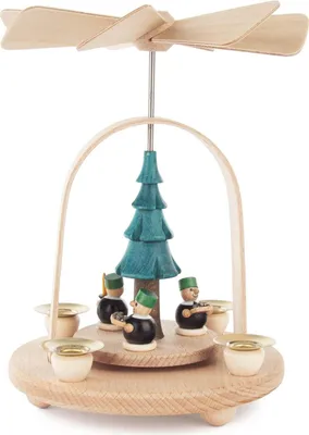 Produktbild von Pyramide mit Bergmännern  bunt BxHxT 15x19x15cm NEU