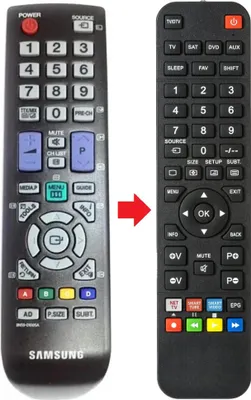 Produktbild von Fernbedienung passend für SAMSUNG LE19C355 | LE22C350 | LE22C355