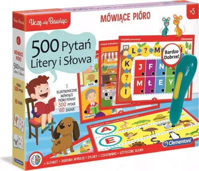 Immagine prodotto di Clementoni PL Penna parlante 500 domande Lettere 50780