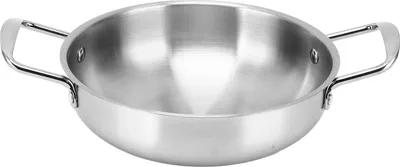 Obrázok produktu pre Hrnce na ramen 22 cm z nehrdzavejúcej ocele – kórejský hrniec na rezance s uchami, rovnomerné rozloženie tepla, ideálny na polievky, cestoviny a kaše