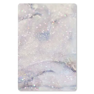 Produktbild von MuchoWow® Mauspad Mousepad Marmor - Glitter - Blau 18x27 cm - Mousepads - Maus Mat - Pad - Mausunterlage