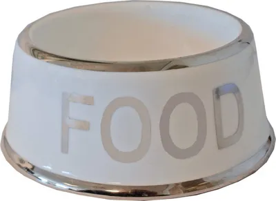 Produktbild von Food Hundenapf Keramik 18 x 8,5 cm weiß