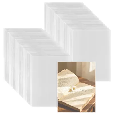 Image de Couvertures transparentes, 100 pièces, format A4, pour documents A4, manuels scolaires, usage domestique